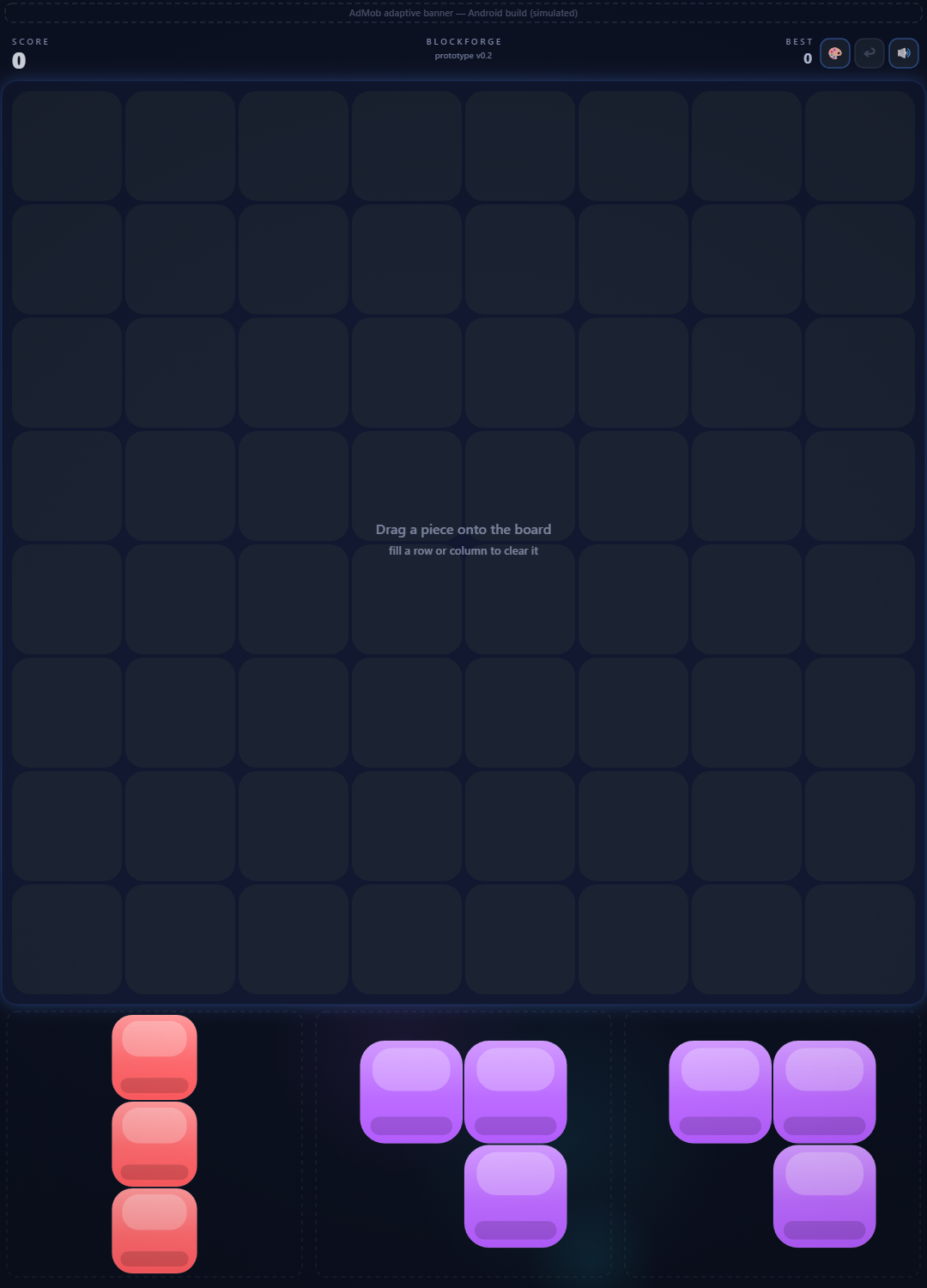 BlockForge gameplay screenshot
